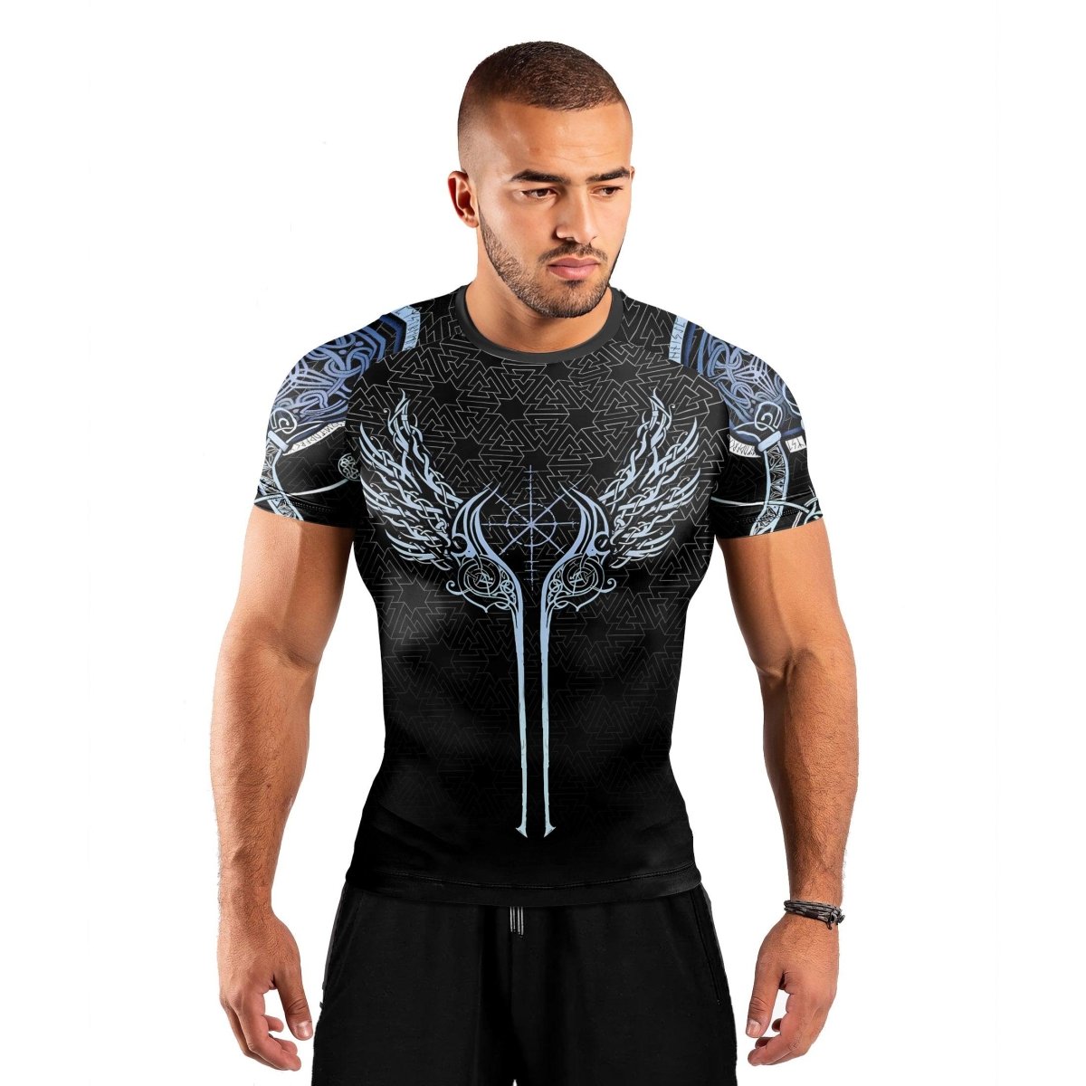 The Valkyries of Valhalla Men's Short Sleeve Rash Guard - BattleFitGear