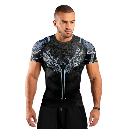 The Valkyries of Valhalla Men's Short Sleeve Rash Guard - BattleFitGear