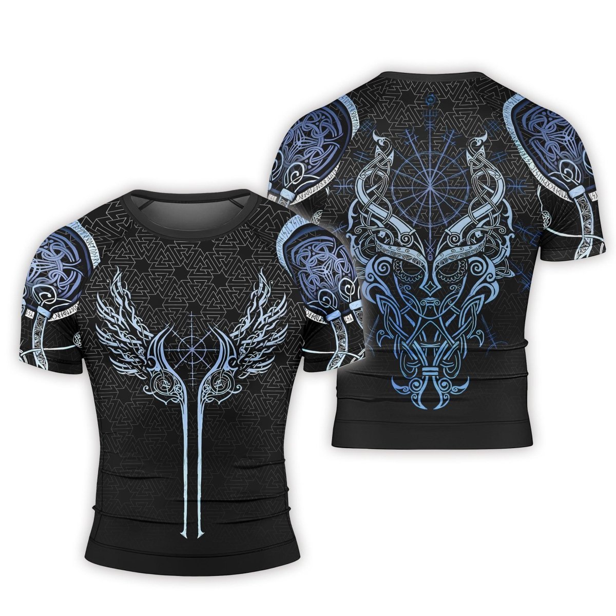 The Valkyries of Valhalla Men's Short Sleeve Rash Guard - BattleFitGear