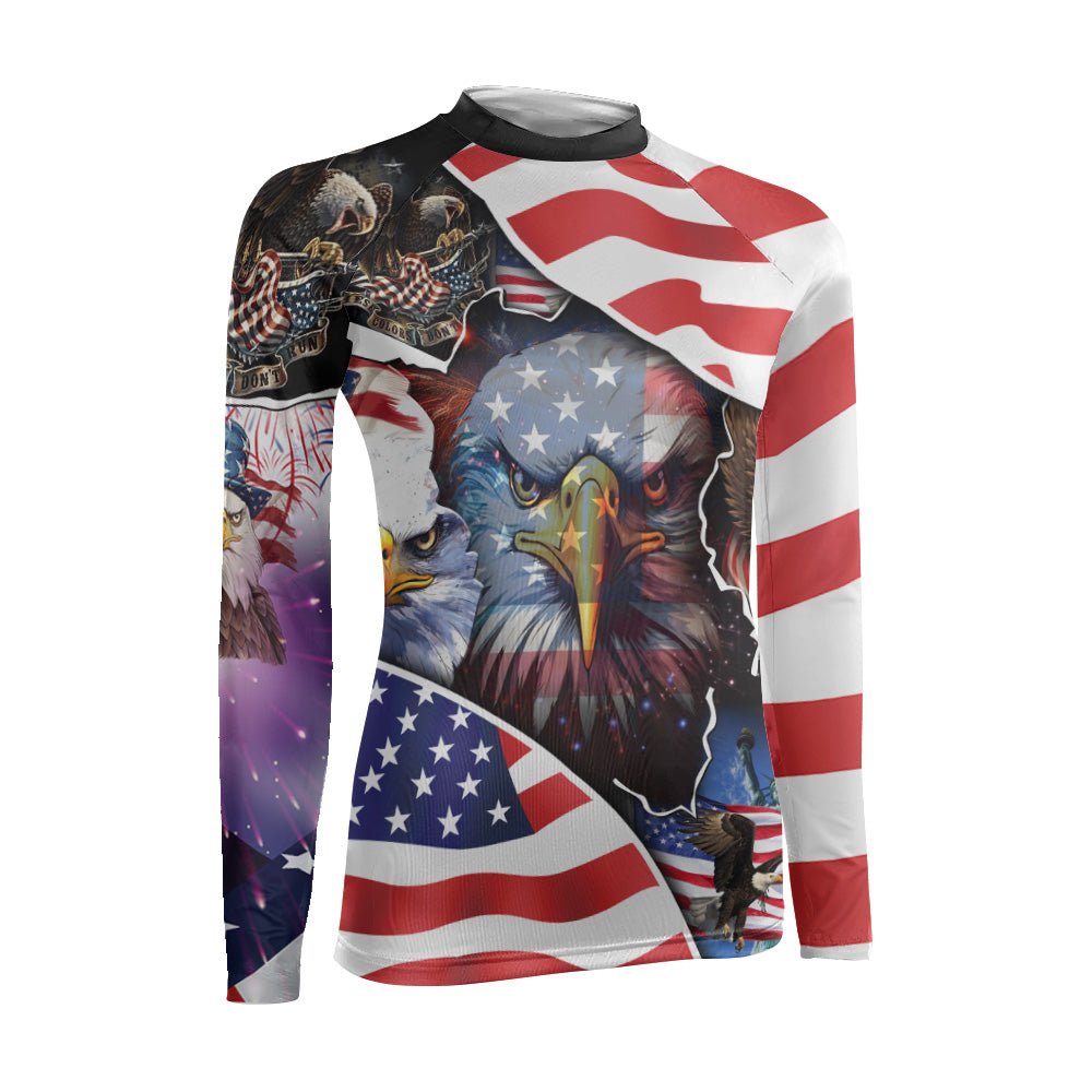 These Colors Don't Run Women's Long Sleeve Rash Guard - BattleFitGear