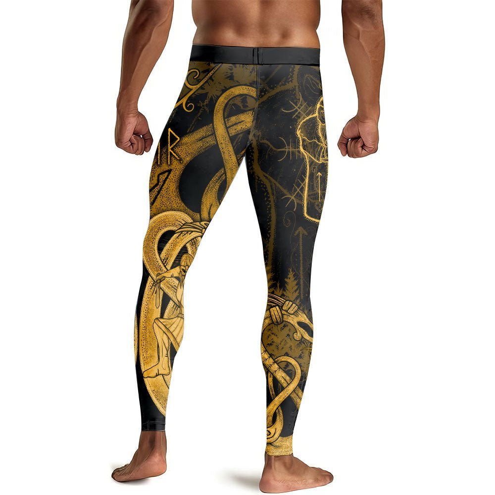 Thor Son Of Odin Men's Compression Leggings - BattleFitGear