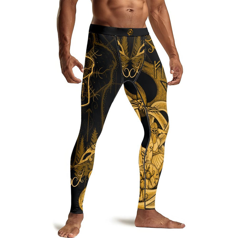 Thor Son Of Odin Men's Compression Leggings - BattleFitGear