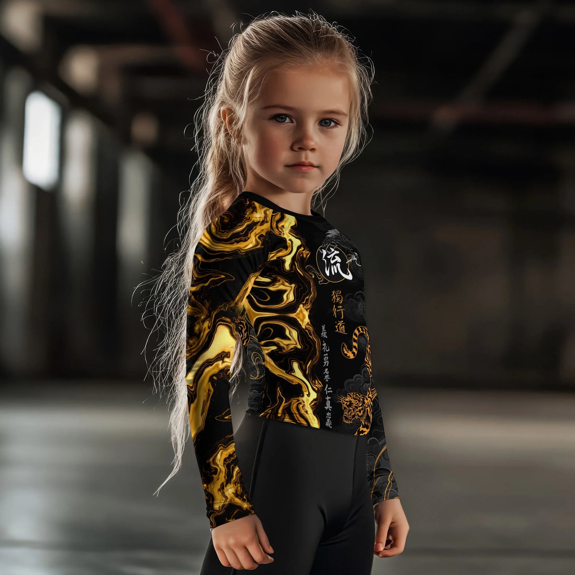 Tiger Way Ryu Kids Rash Guard