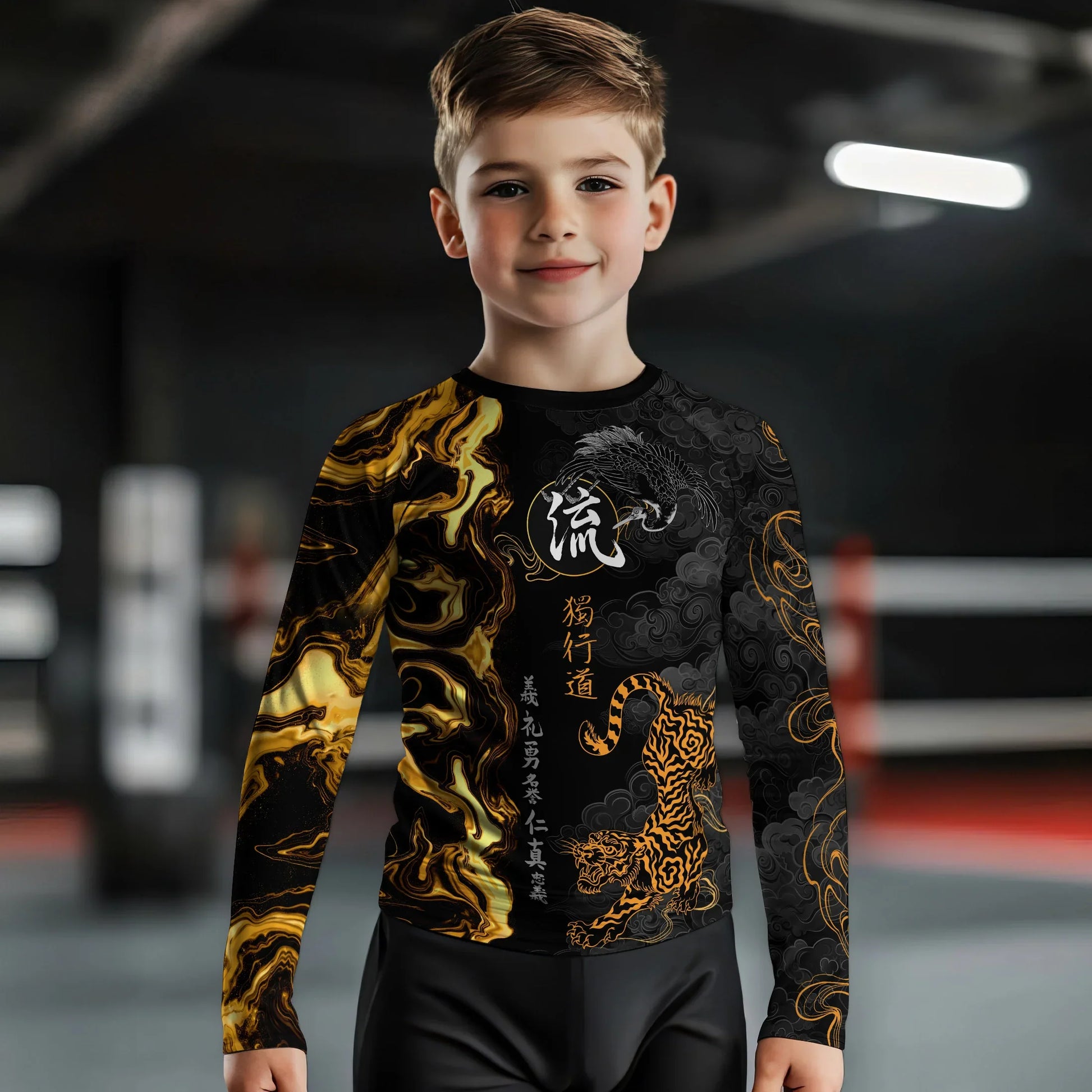 Tiger Way Ryu Kids Rash Guard
