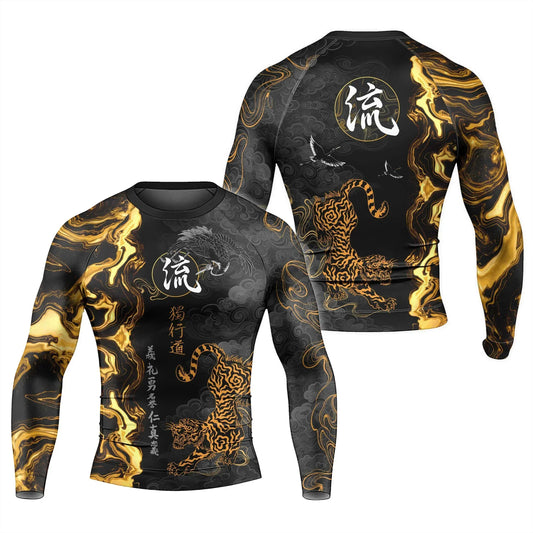 Tiger Way Ryu Men's Long Sleeve Rash Guard