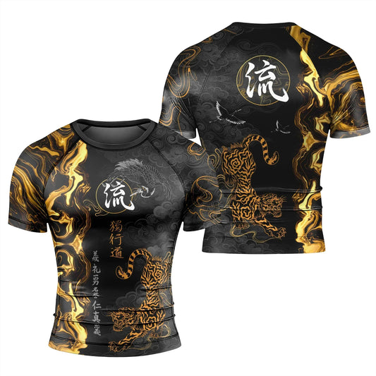 Tiger Way Ryu Men's Short Sleeve Rash Guard