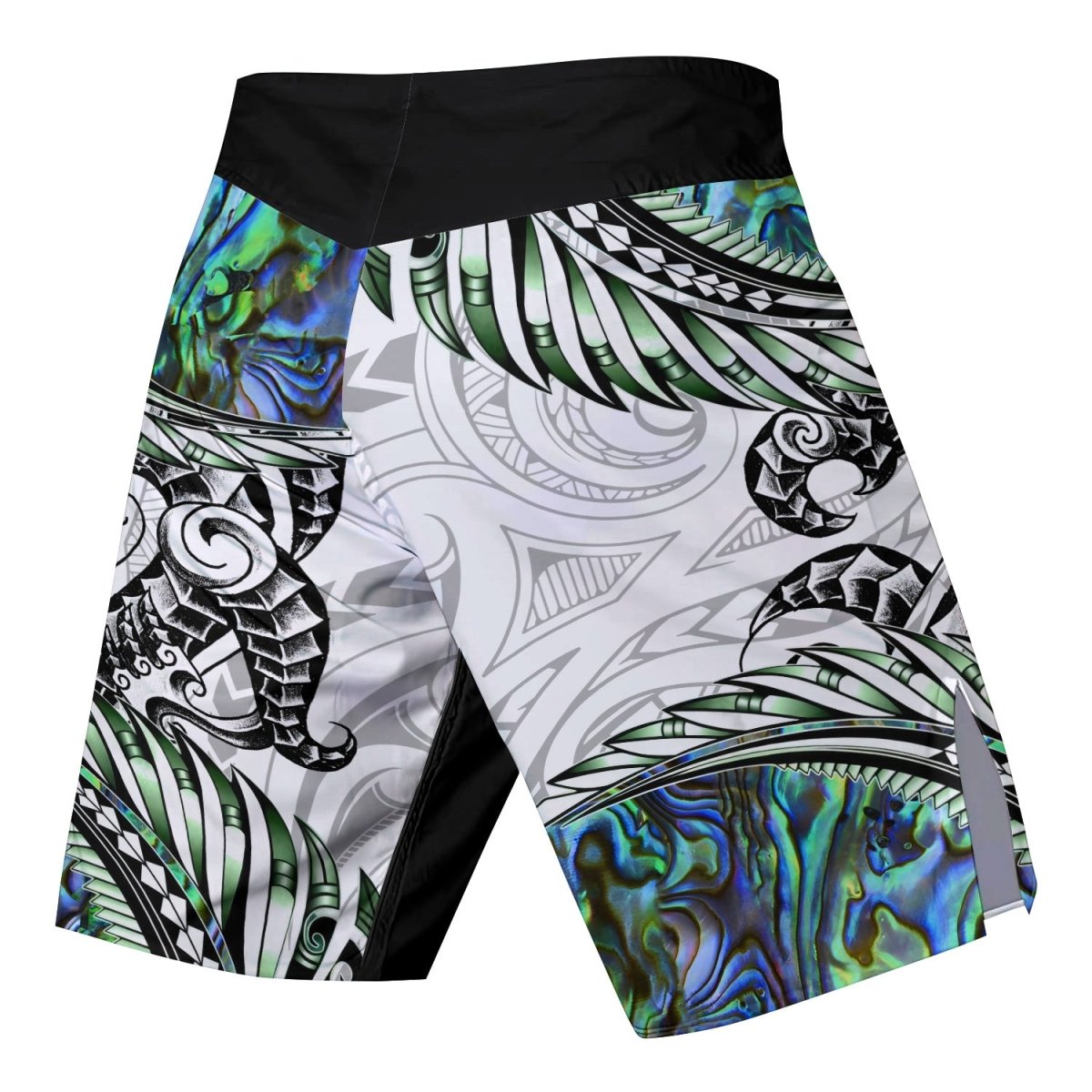 Tribal Maori Tattoo Fight Shorts - BattleFitGear