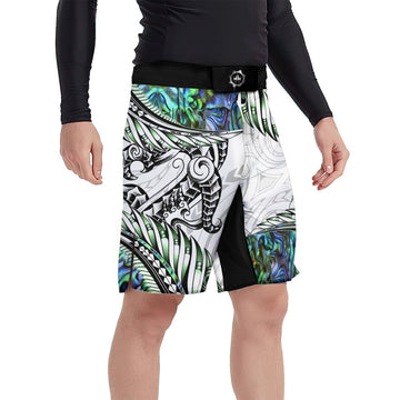 Tribal Maori Tattoo Fight Shorts - BattleFitGear