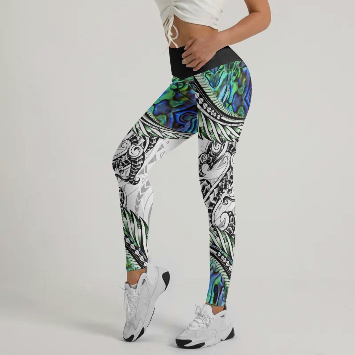 Tribal Maori Tattoo Leggings - BattleFitGear