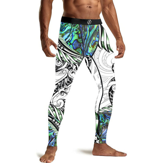 Tribal Maori Tattoo Men's Compression Leggings - BattleFitGear