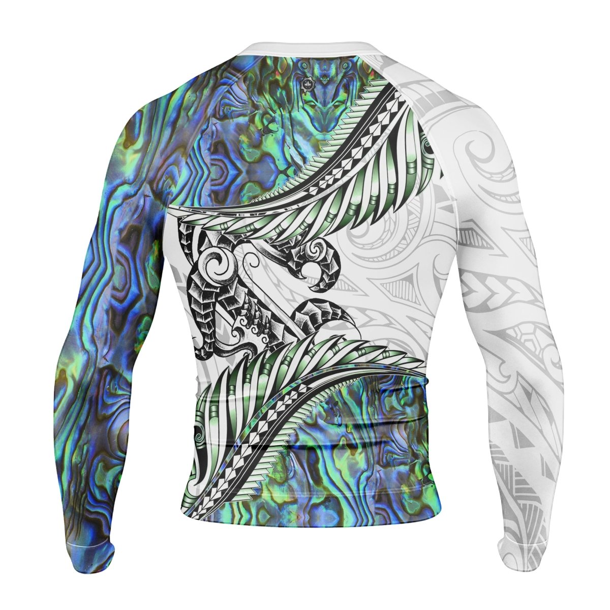 Tribal Maori Tattoo Men's Long Sleeve Rash Guard - BattleFitGear