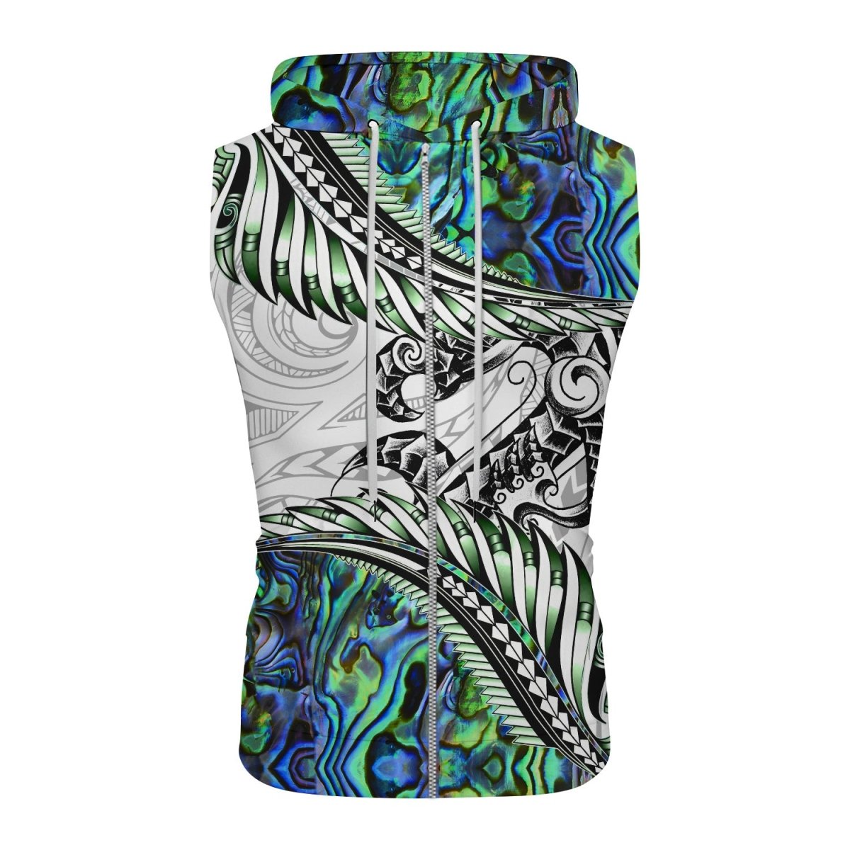 Tribal Maori Tattoo Sleeveless Pullover & Zip Hoodie - BattleFitGear