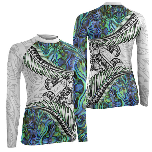 Tribal Maori Tattoo Women's Long Sleeve Rash Guard - BattleFitGear