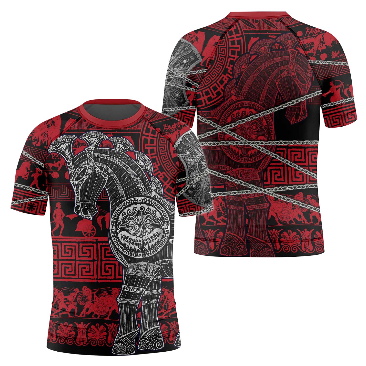 Trojan War Kids Rash Guard