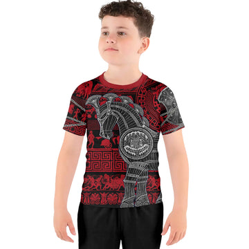 Trojan War Kids Rash Guard