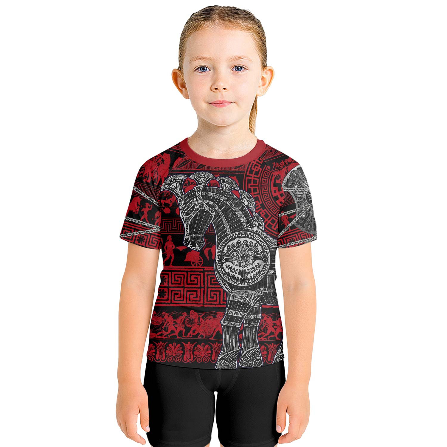 Trojan War Kids Rash Guard