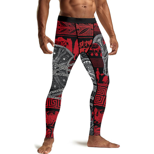 Trojan War Men's Compression Leggings