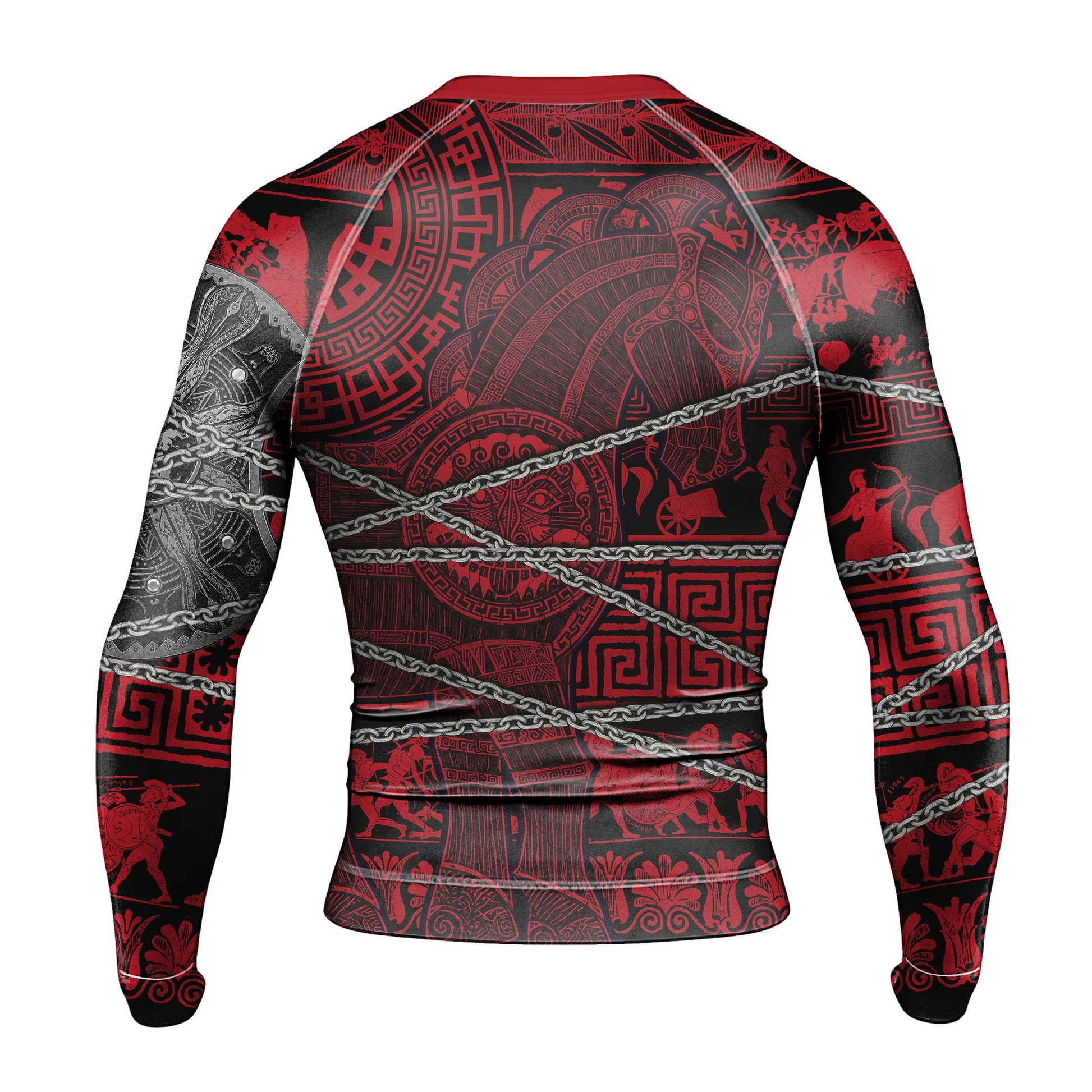 Trojan War Men's Long Sleeve Rash Guard