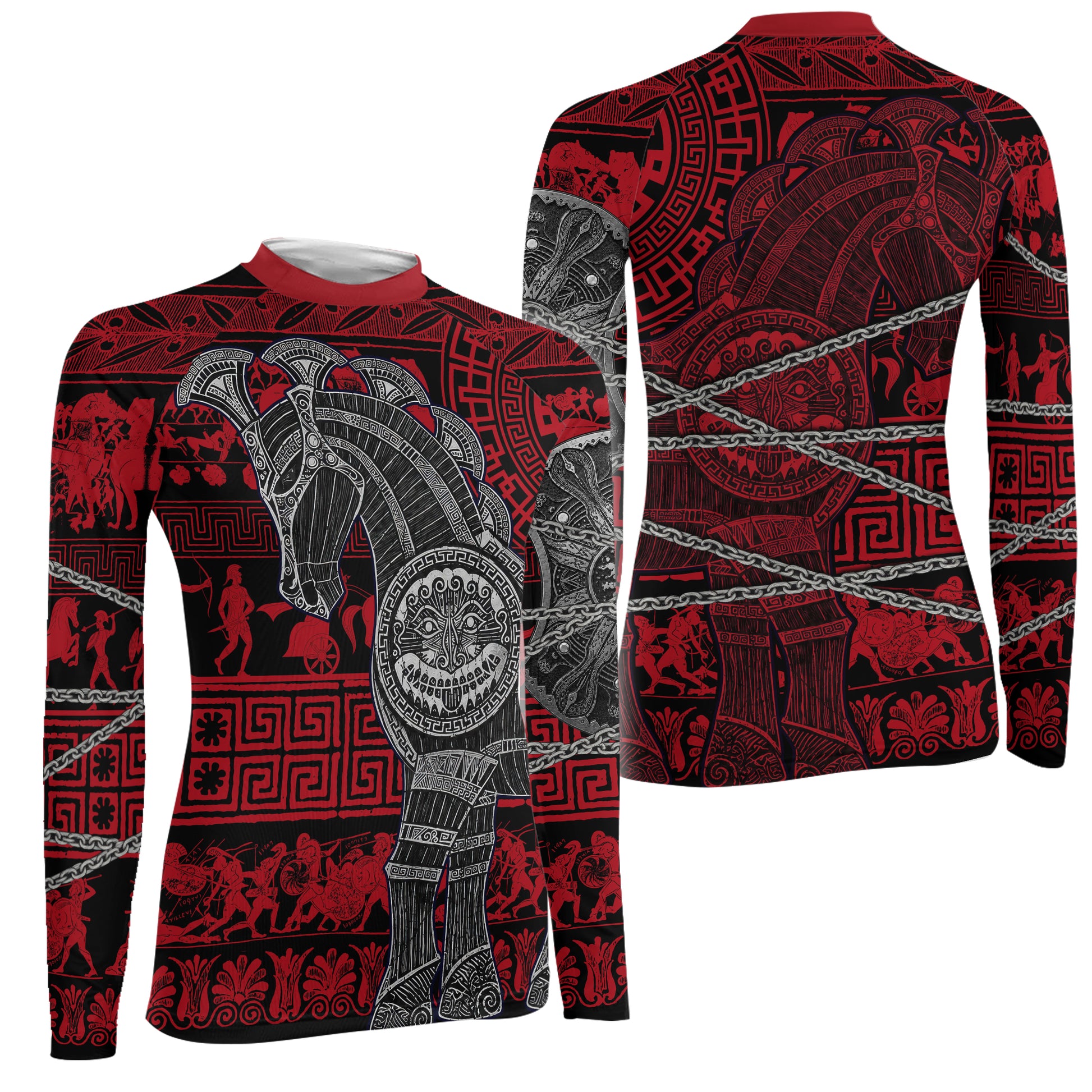 Trojan War Women's Long Sleeve Rash Guard