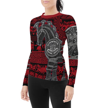 Trojan War Women's Long Sleeve Rash Guard