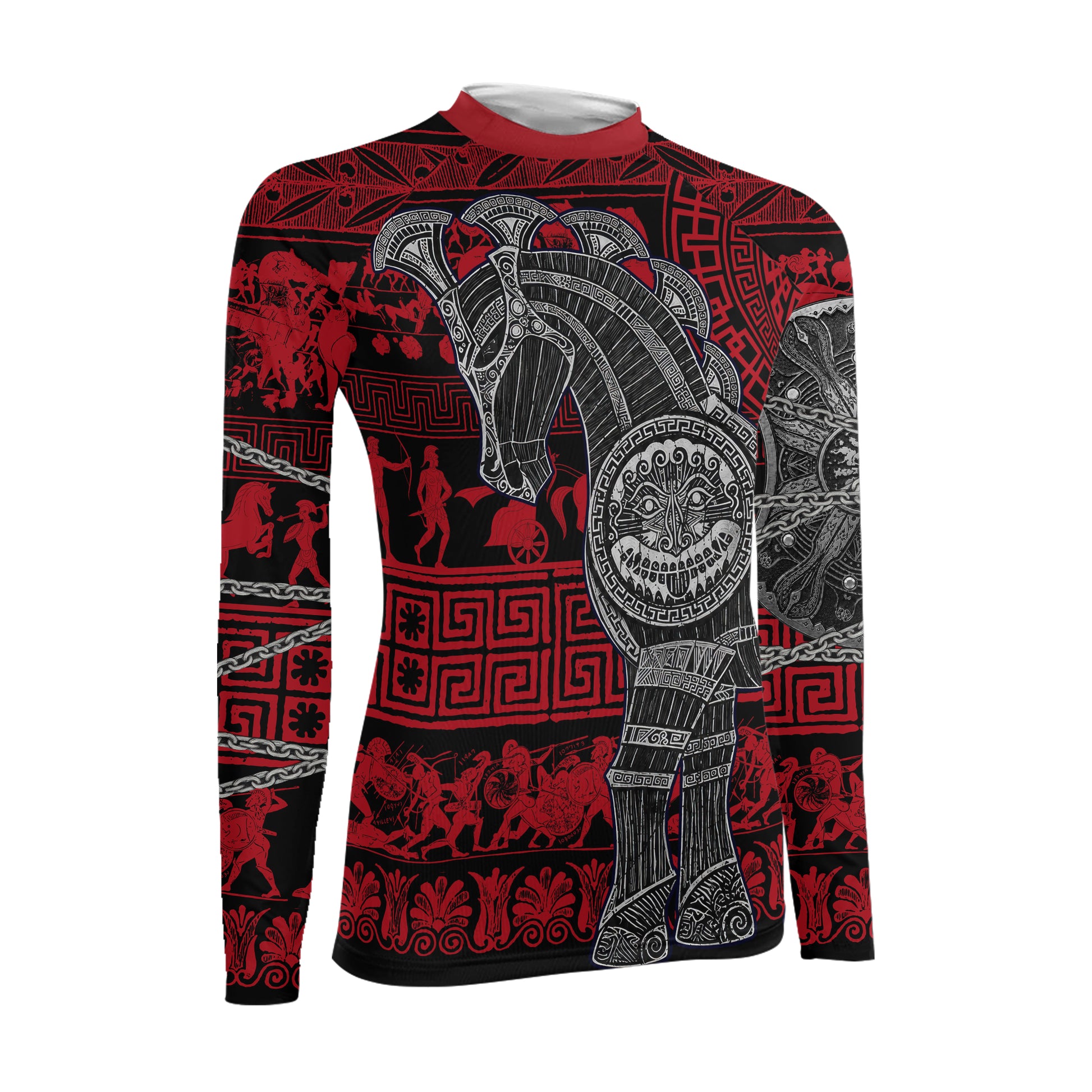 Trojan War Women's Long Sleeve Rash Guard