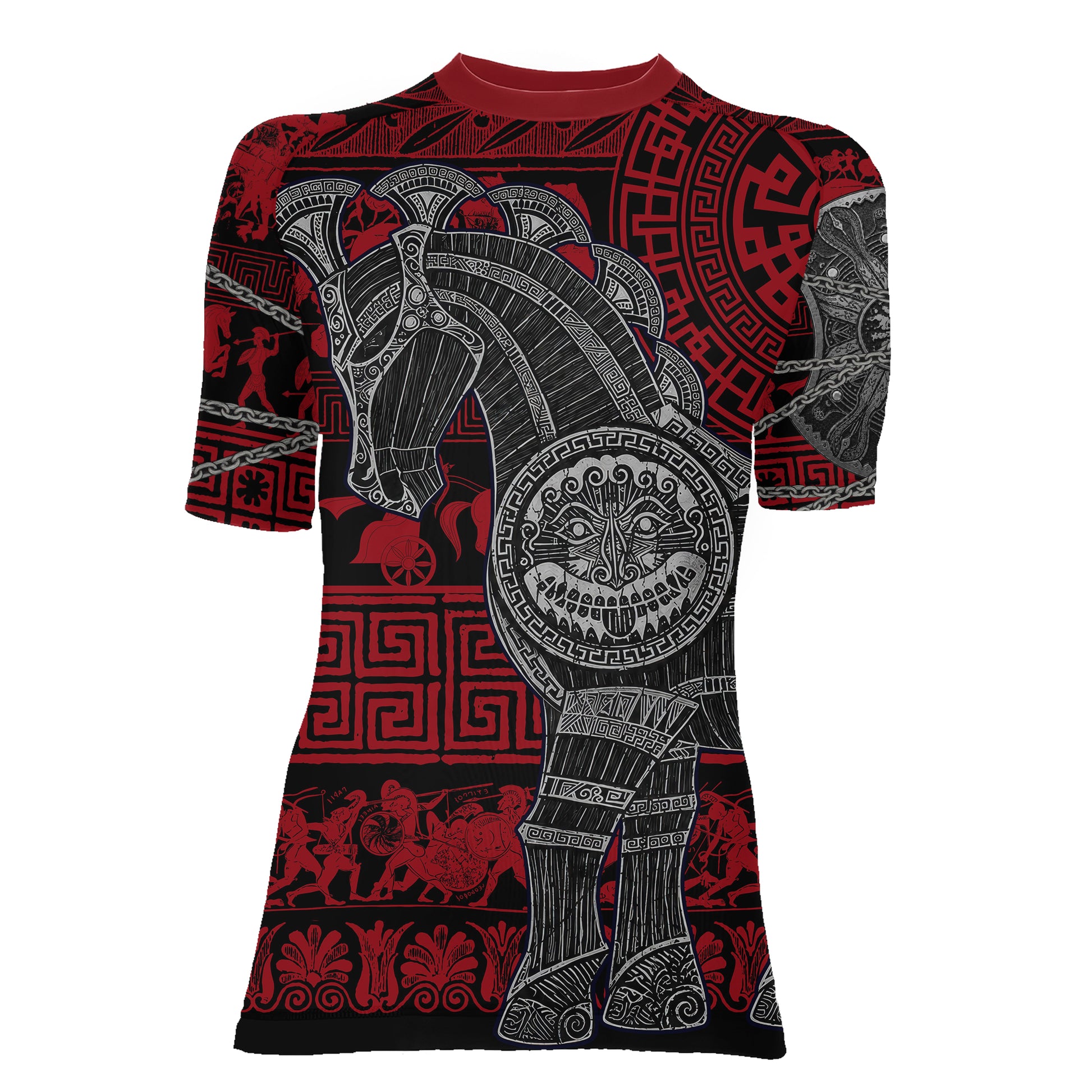 Trojan War Women's Short Sleeve Rash Guard