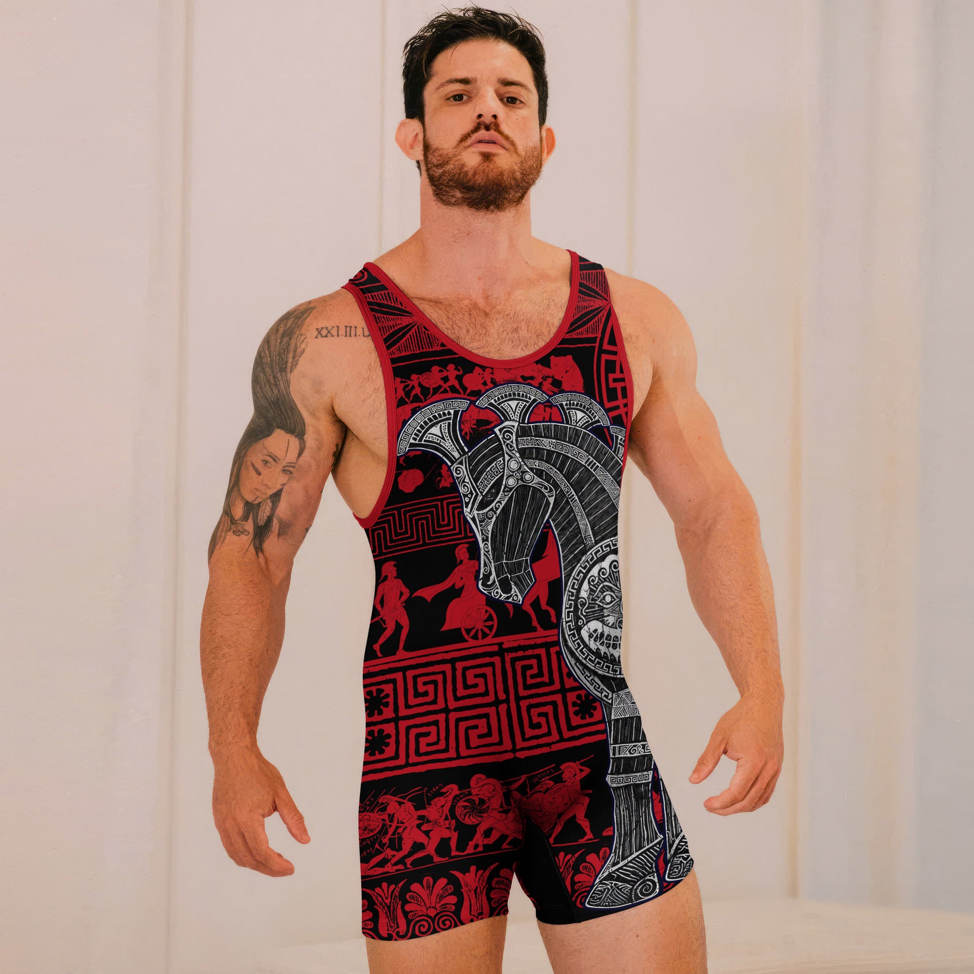 Trojan War Wrestling Singlets