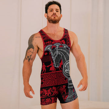 Trojan War Wrestling Singlets