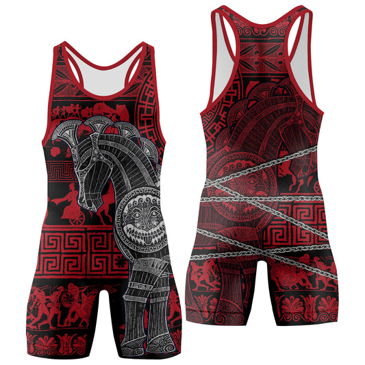 Trojan War Wrestling Singlets