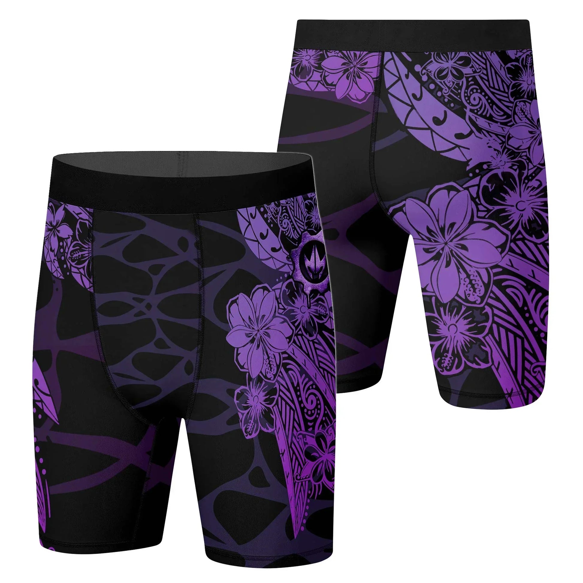 Tropical War Sigil Compression Shorts