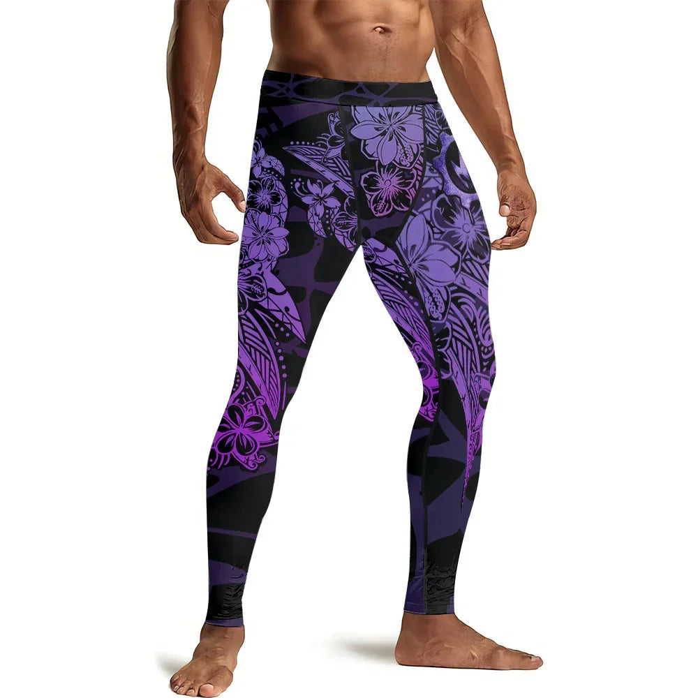 Tropical War Sigil Men's Compression Leggings