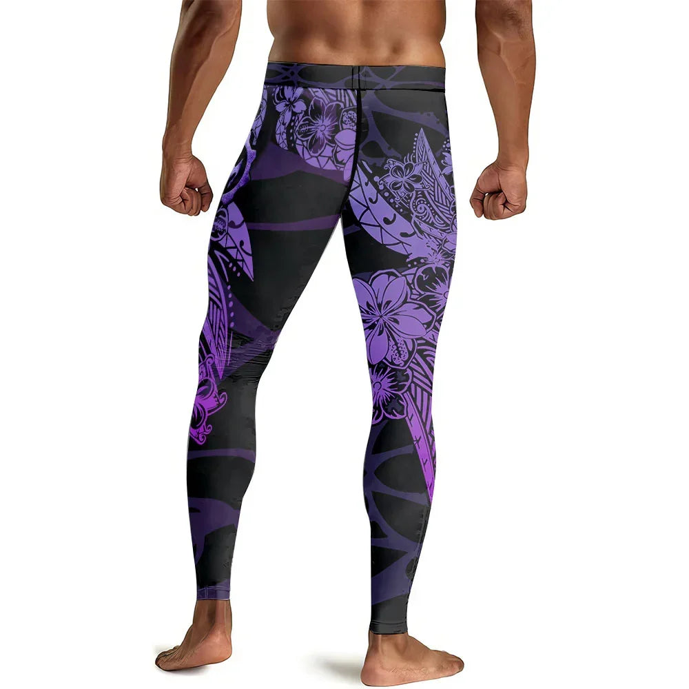 Tropical War Sigil Men's Compression Leggings