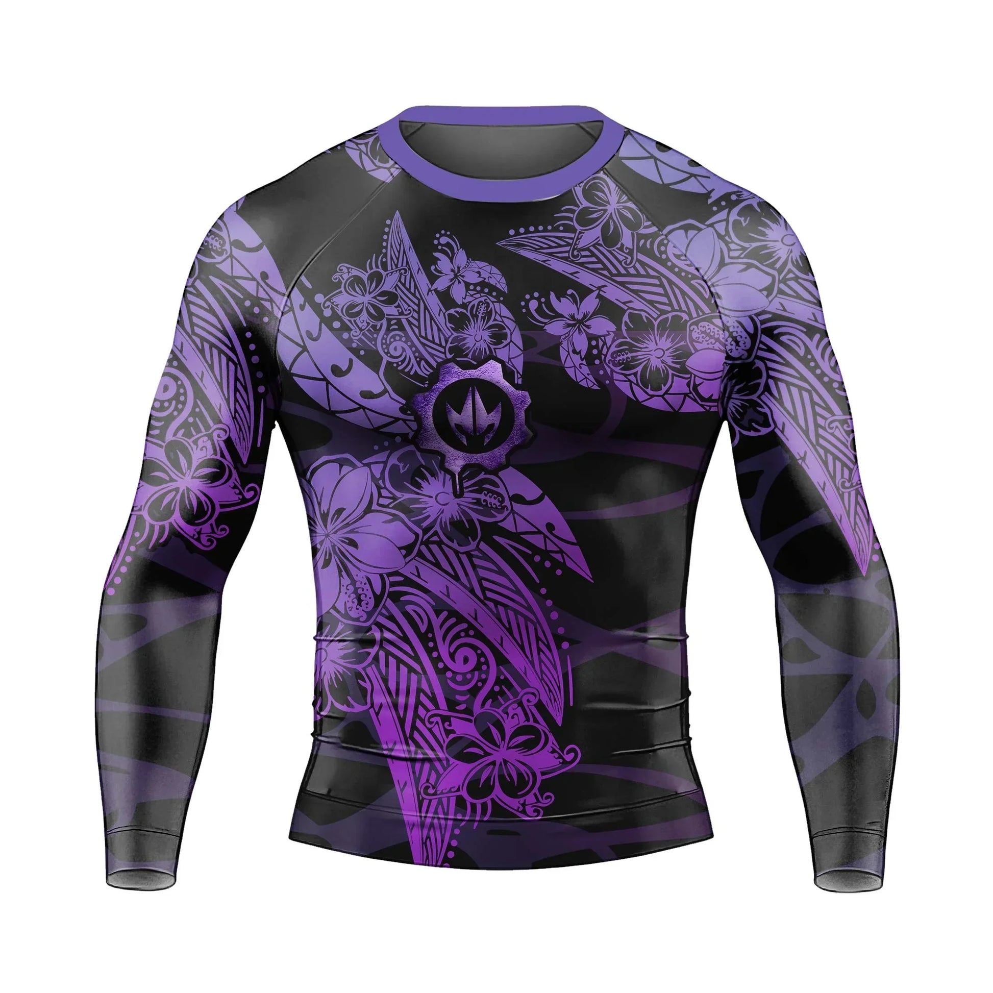 Tropical War Sigil Men's Long Sleeve Rash Guard