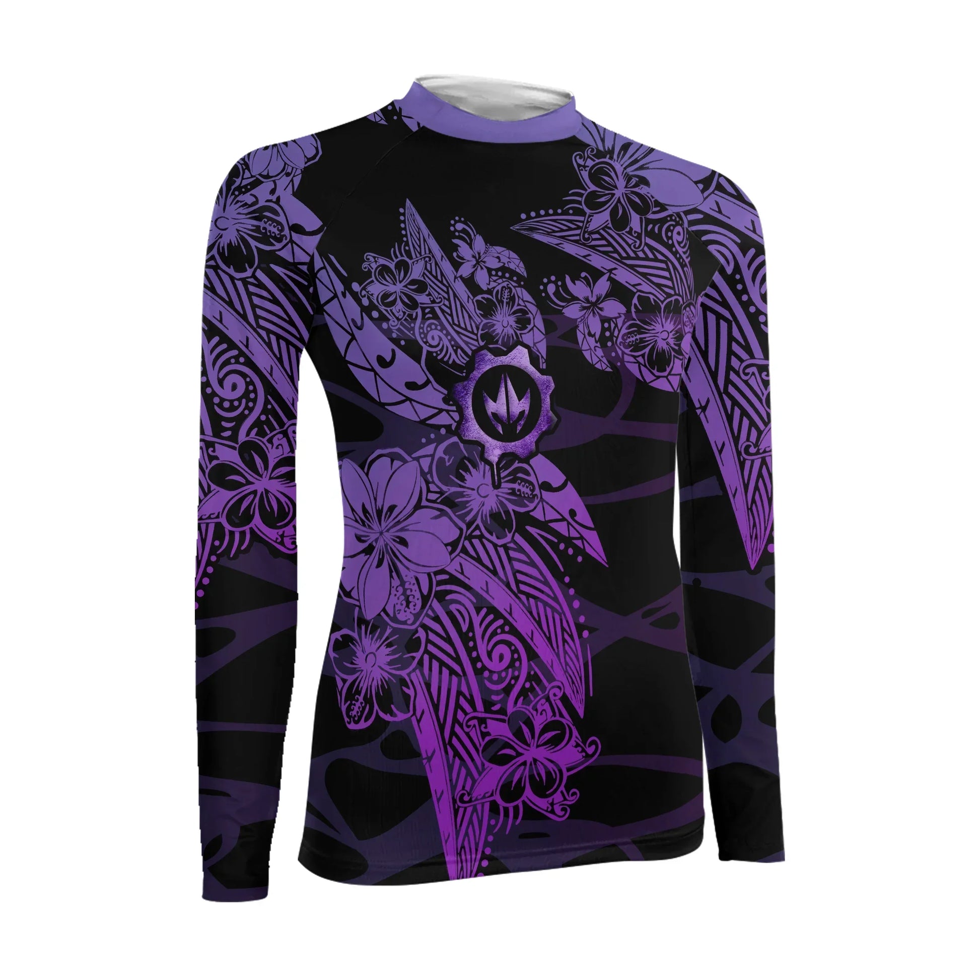 Tropical War Sigil Women's Long Sleeve Rash Guard