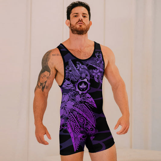 Tropical War Sigil Wrestling Singlets