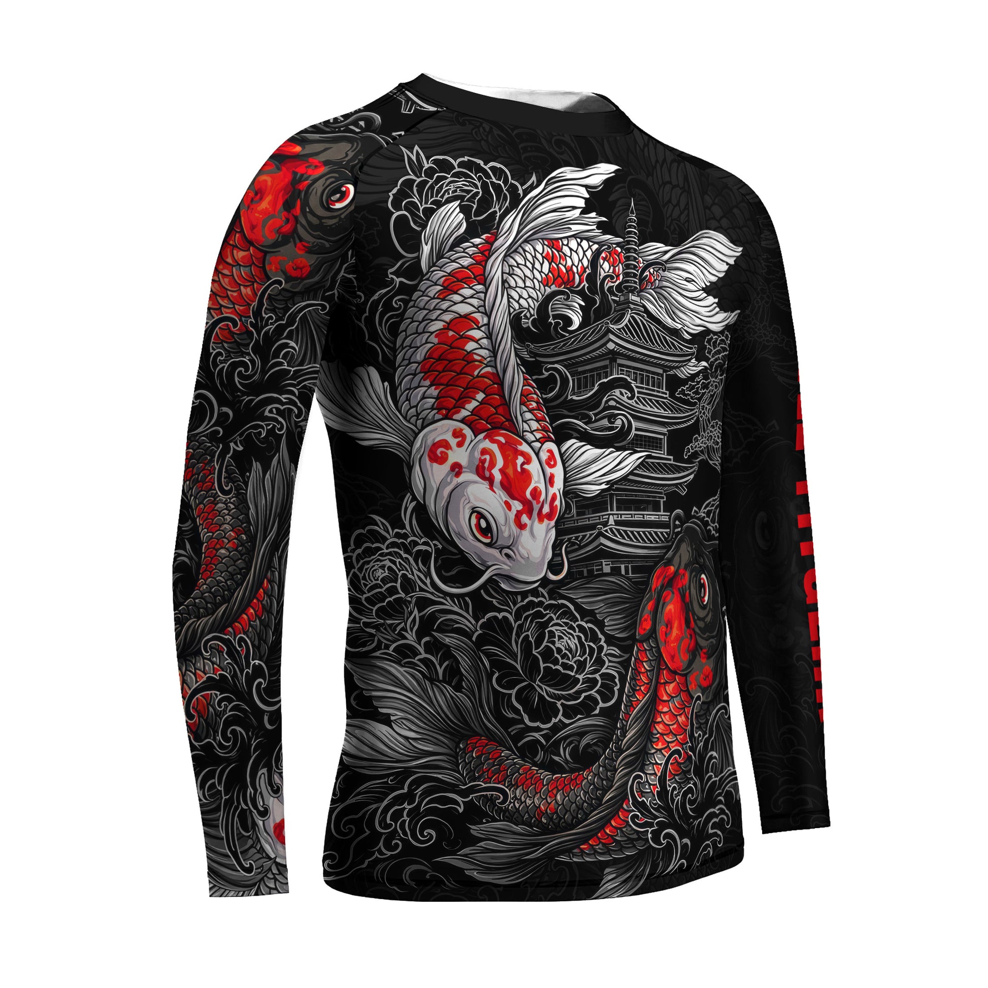 Twin Koi Fish Kids Rash Guard