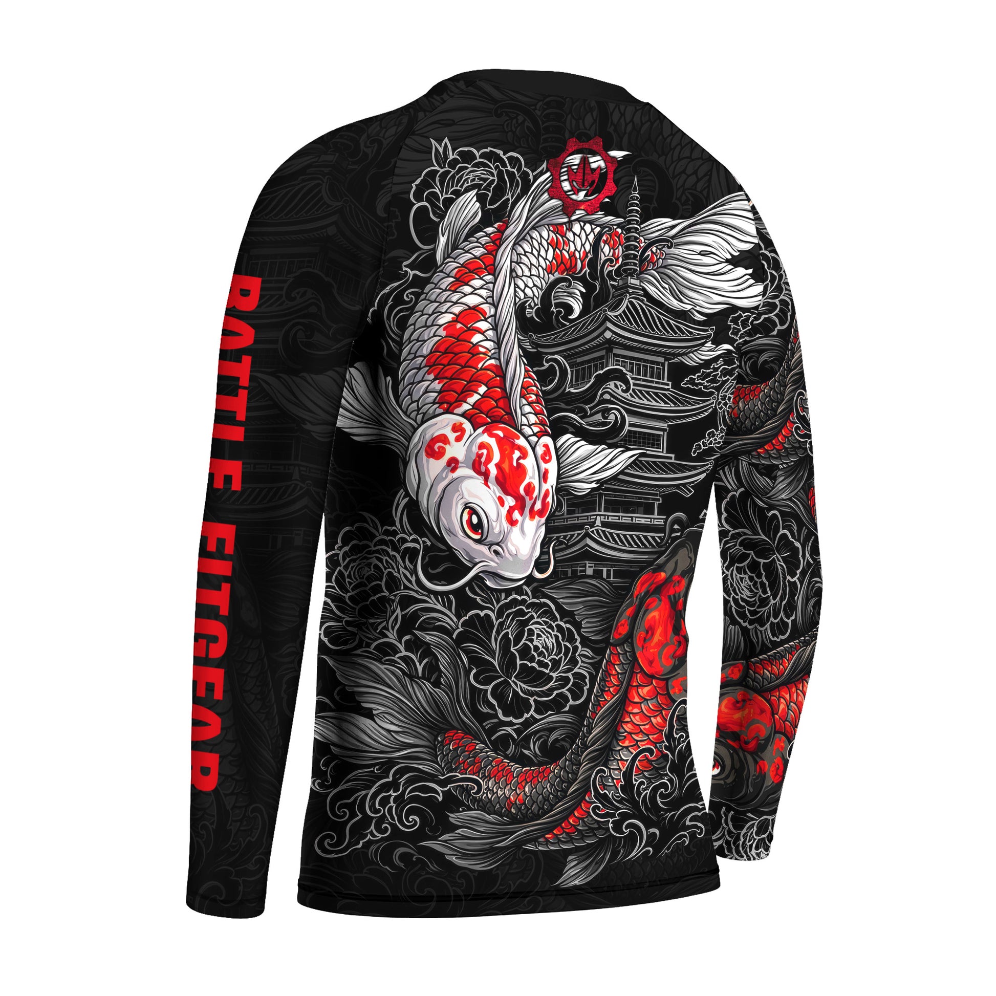 Twin Koi Fish Kids Rash Guard