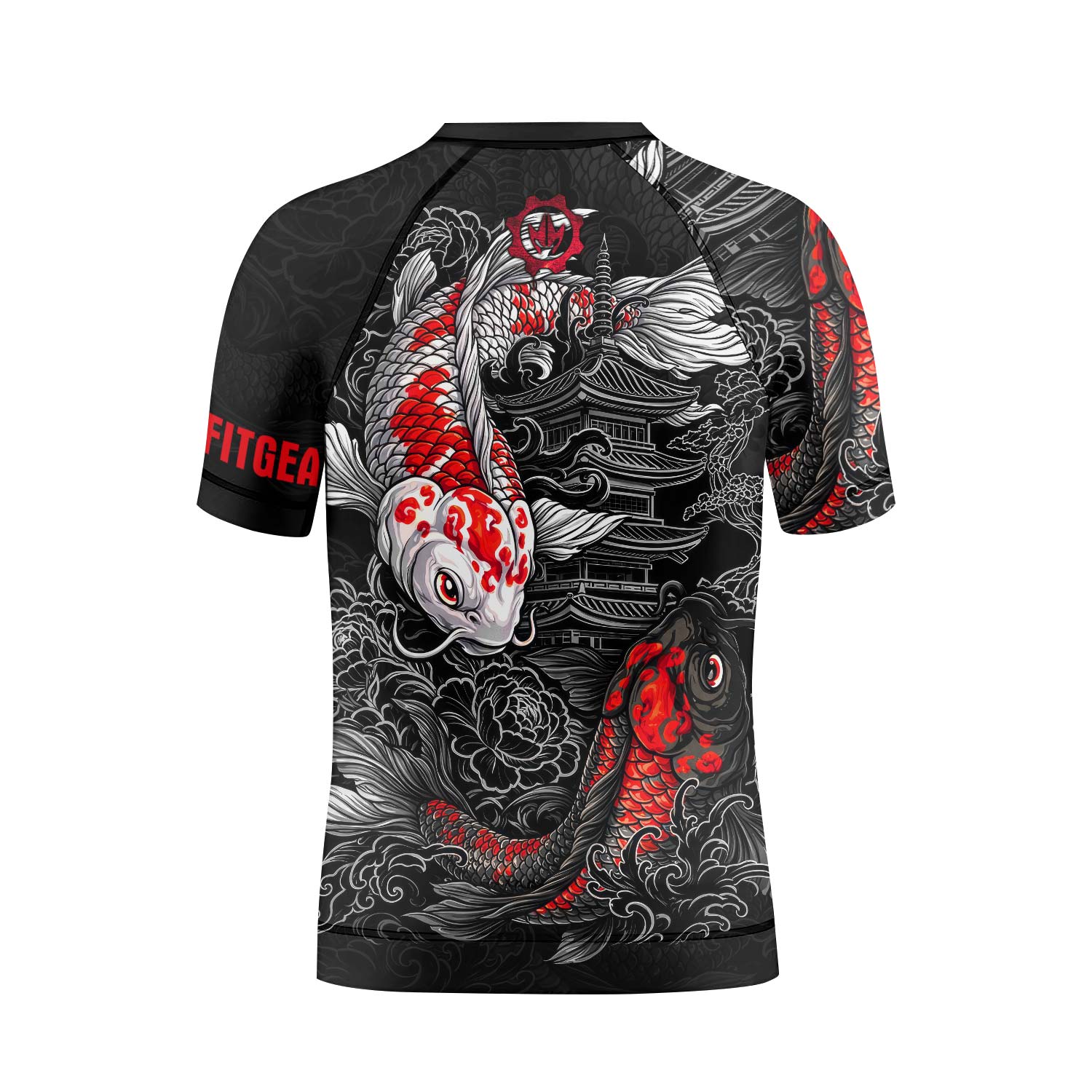Twin Koi Fish Kids Rash Guard