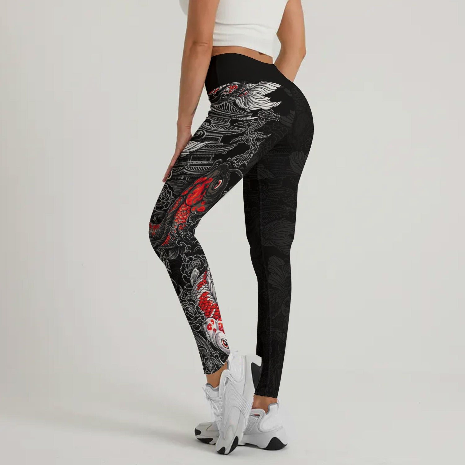 Twin Koi Fish Leggings