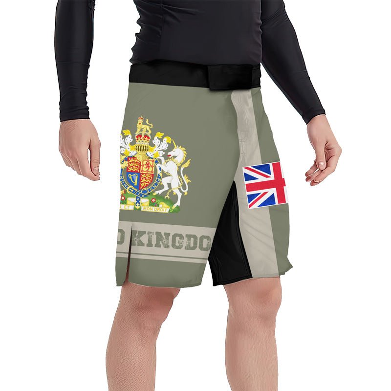 UK Coat of Arms Fight Shorts - BattleFitGear