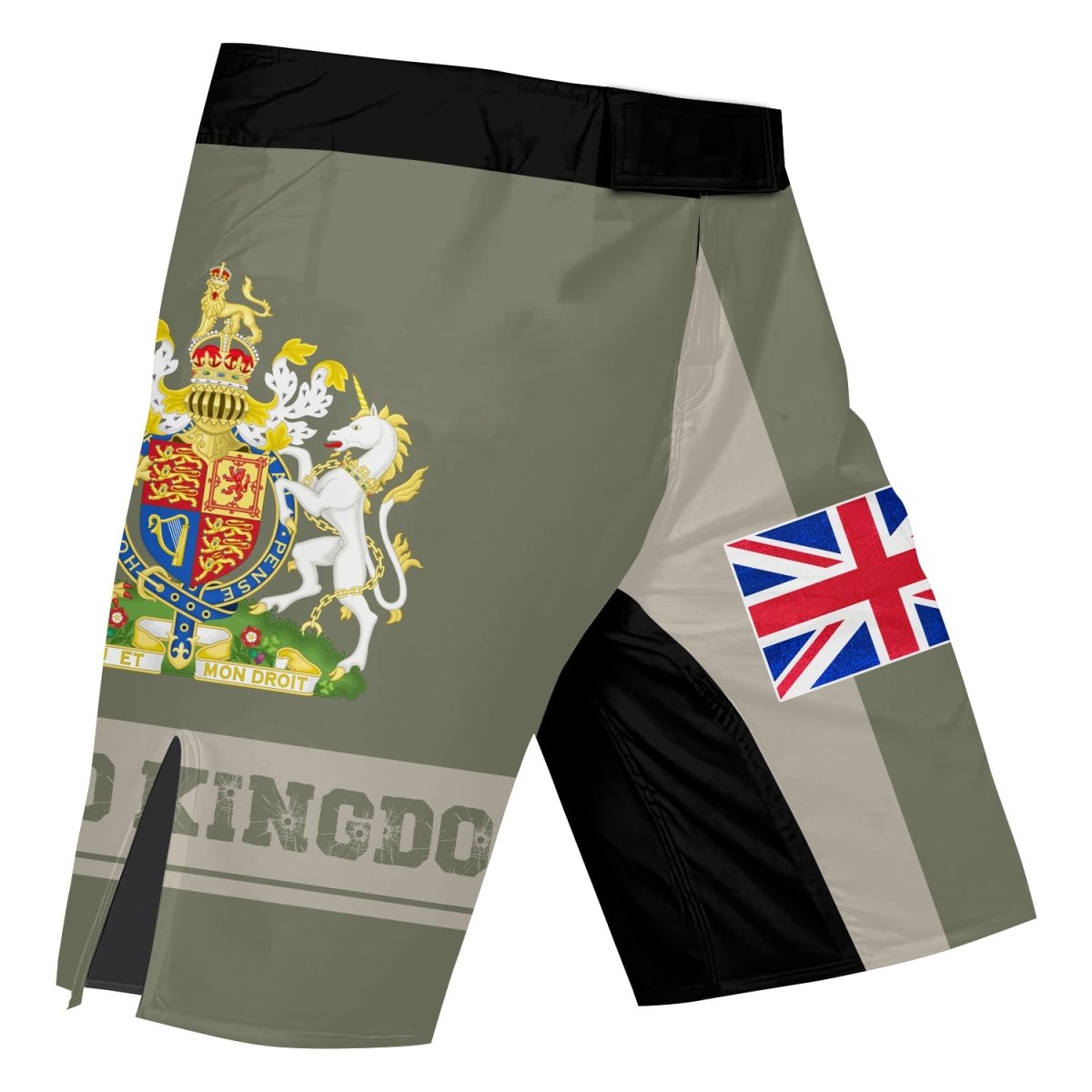 UK Coat of Arms Fight Shorts - BattleFitGear