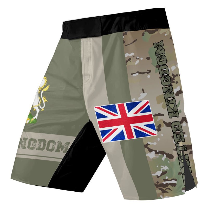 UK Coat of Arms Fight Shorts - BattleFitGear