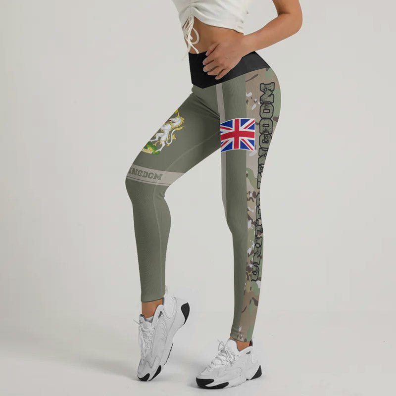 UK Coat of Arms Leggings - BattleFitGear