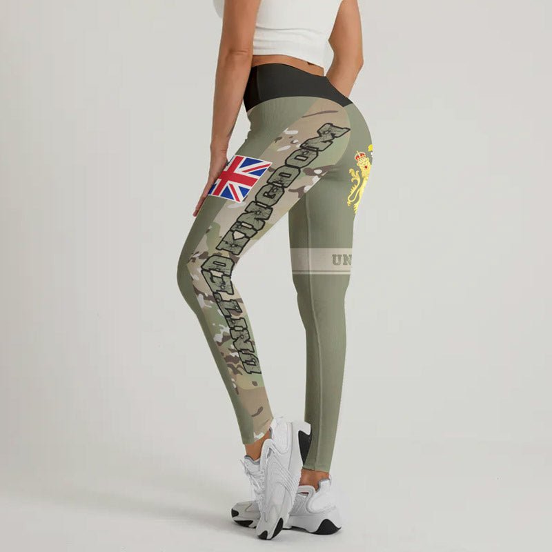 UK Coat of Arms Leggings - BattleFitGear