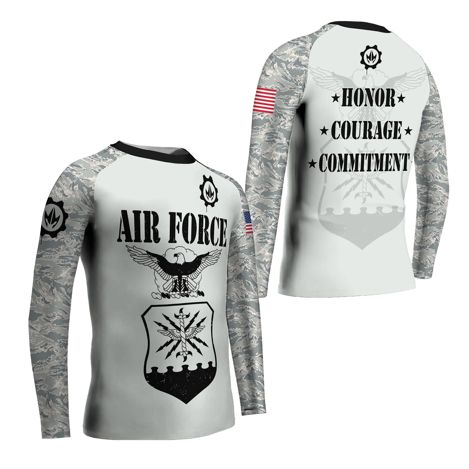 US Air Force Kids Rash Guard