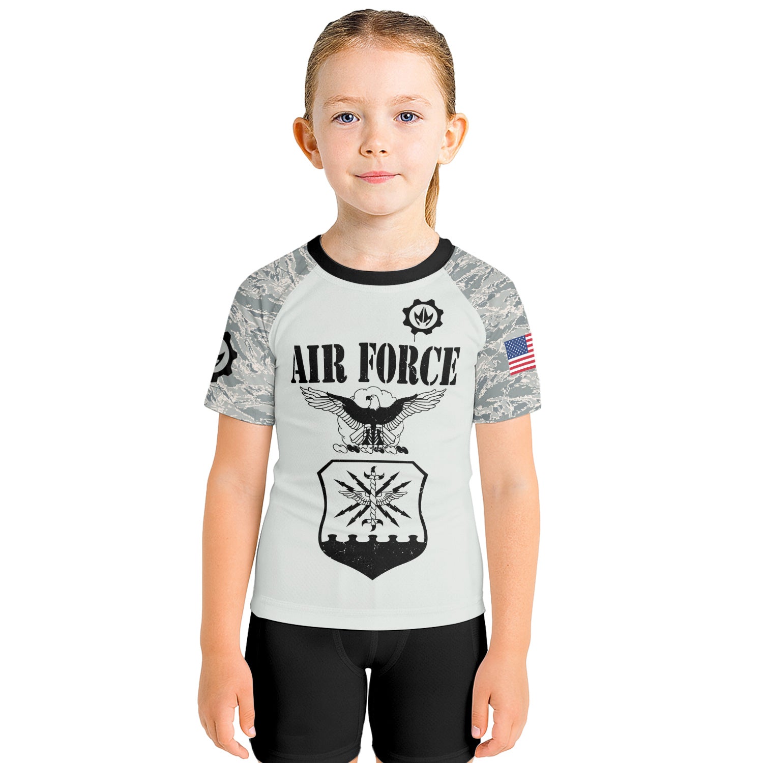 US Air Force Kids Rash Guard