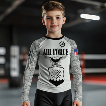 US Air Force Kids Rash Guard
