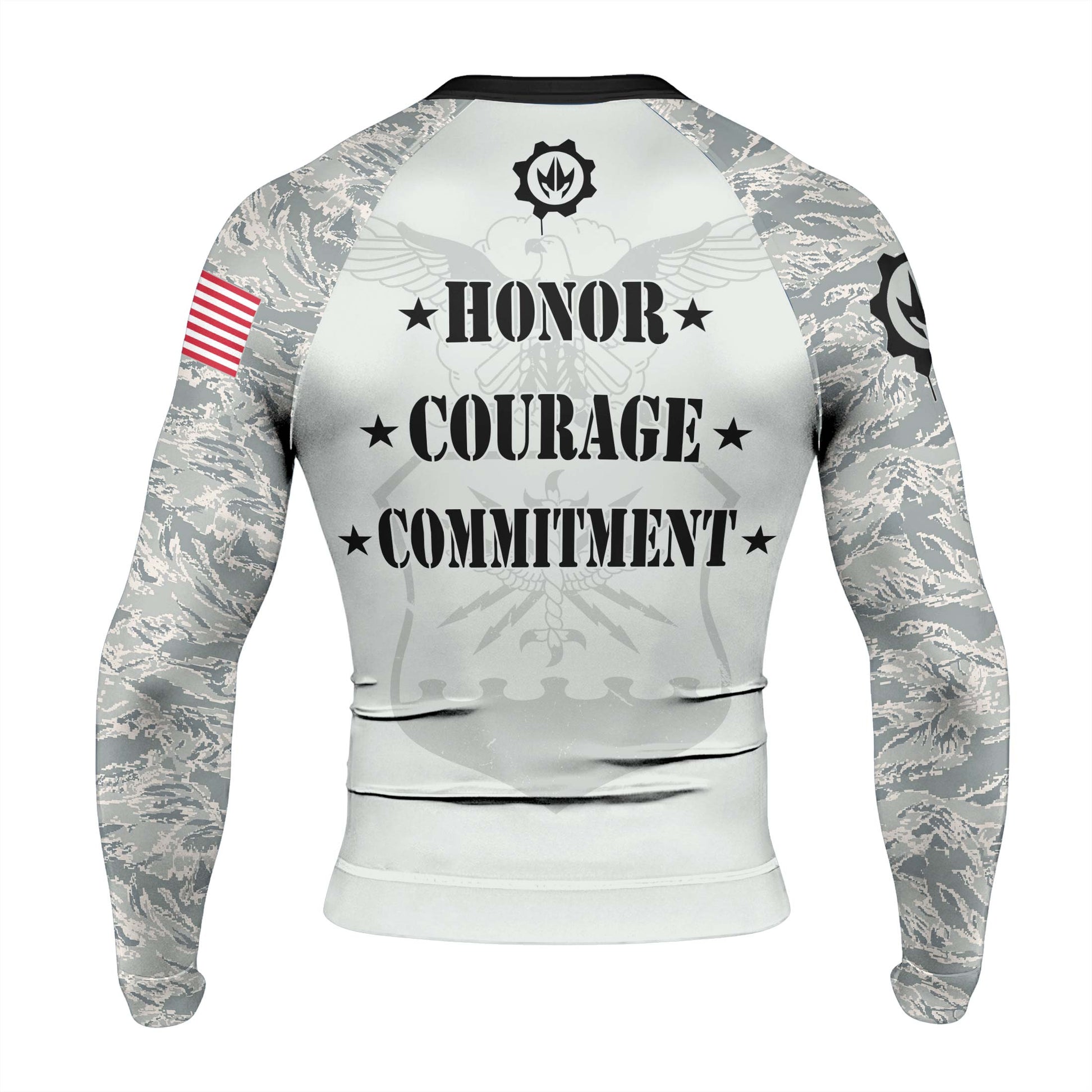 US Air Force Men's Long Sleeve Rash Guard