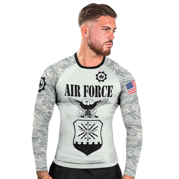 US Air Force Men's Long Sleeve Rash Guard