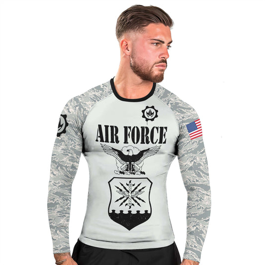 US Air Force Men's Long Sleeve Rash Guard